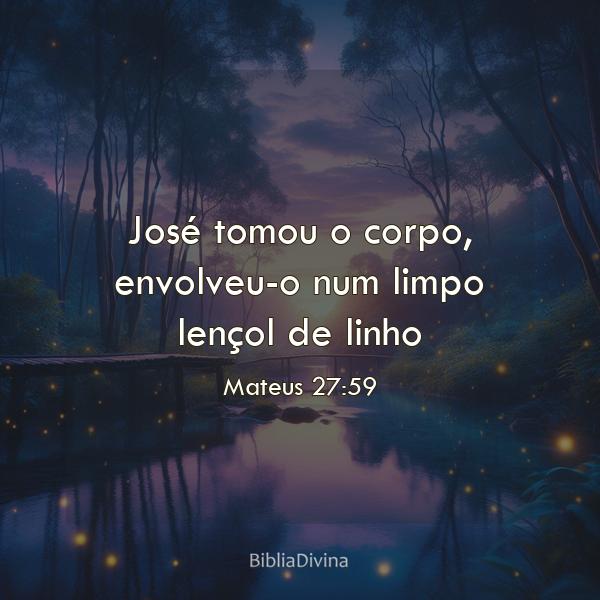 Mateus 27:59