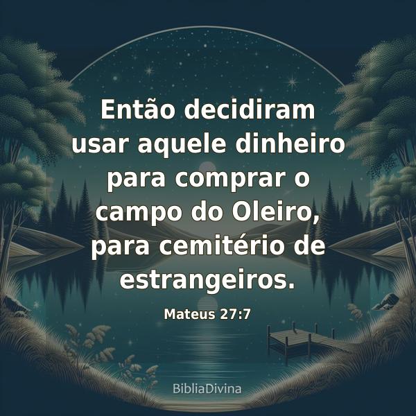 Mateus 27:7