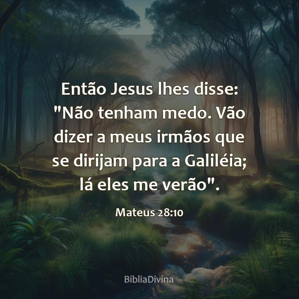 Mateus 28:10