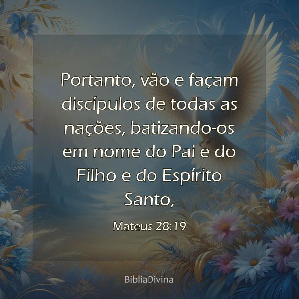 Mateus 28:19