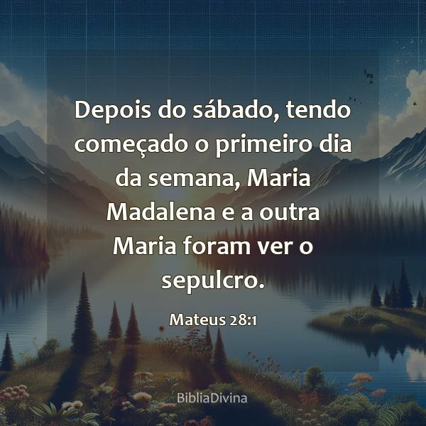 Mateus 28:1