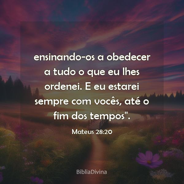 Mateus 28:20