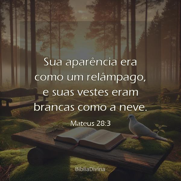 Mateus 28:3