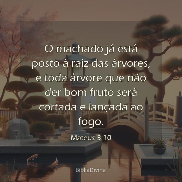 Mateus 3:10