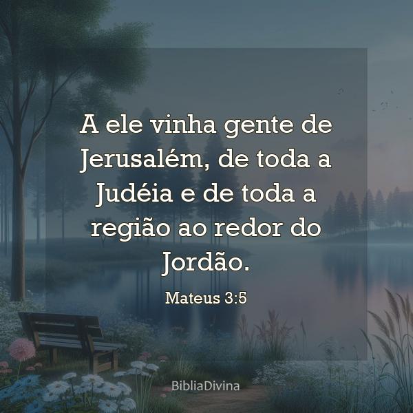 Mateus 3:5