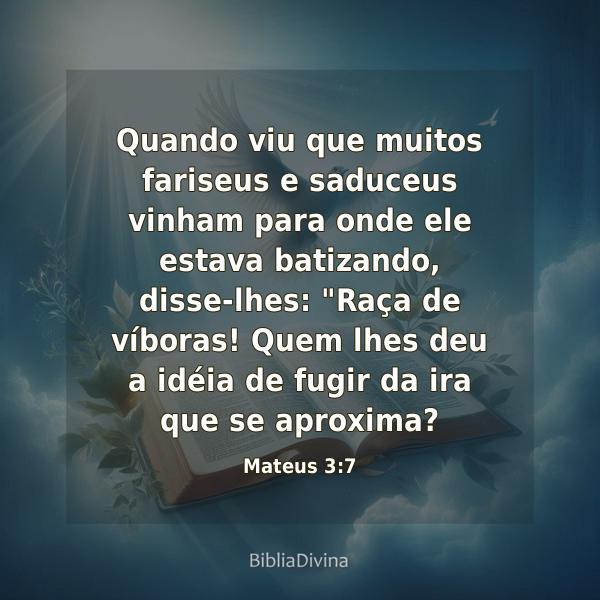 Mateus 3:7