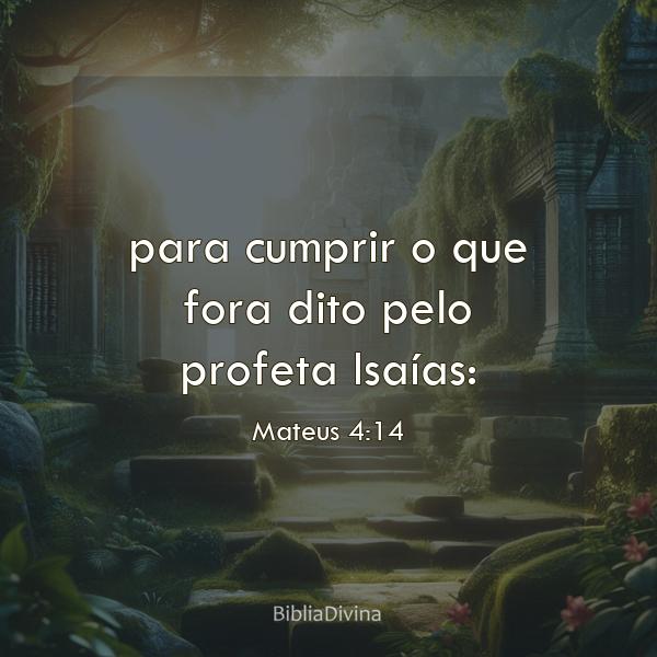 Mateus 4:14