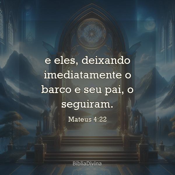 Mateus 4:22