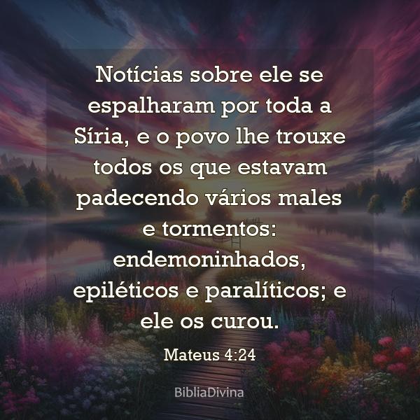 Mateus 4:24