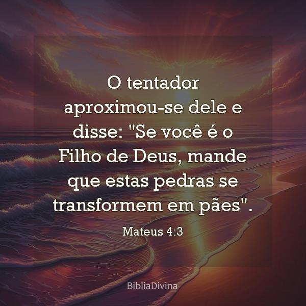 Mateus 4:3