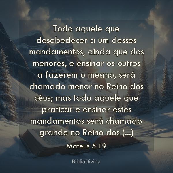 Mateus 5:19