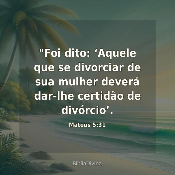 Mateus 5:31