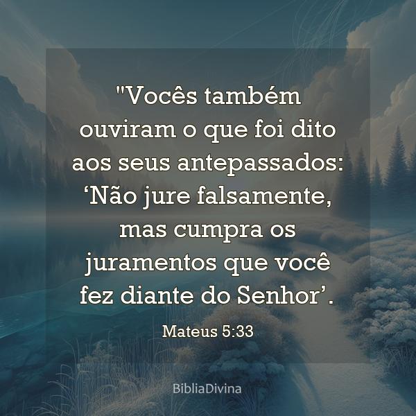 Mateus 5:33