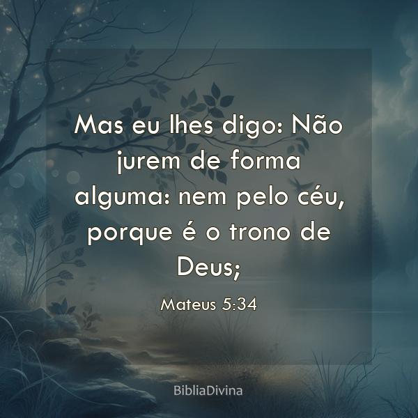 Mateus 5:34