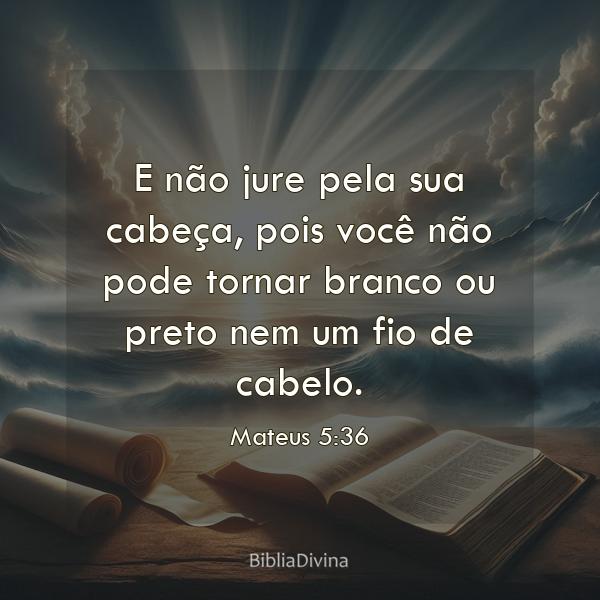 Mateus 5:36