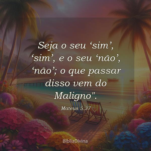 Mateus 5:37