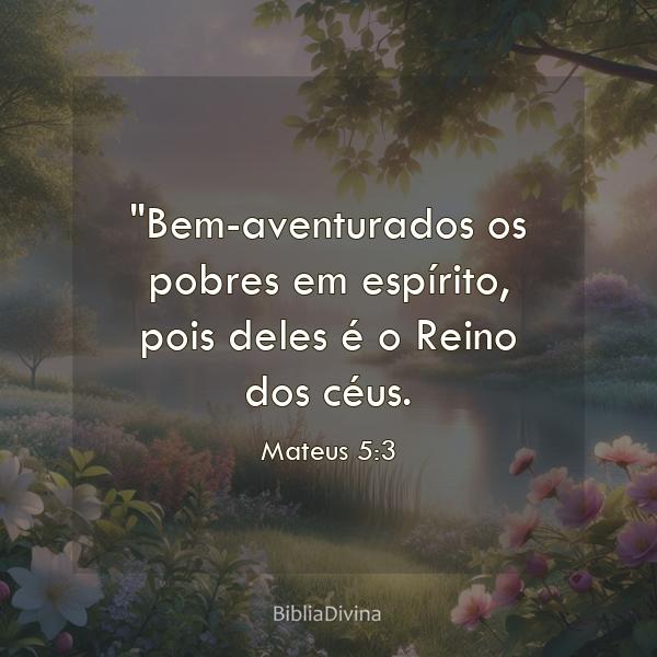 Mateus 5:3