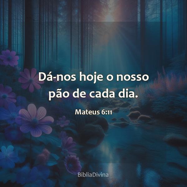 Mateus 6:11