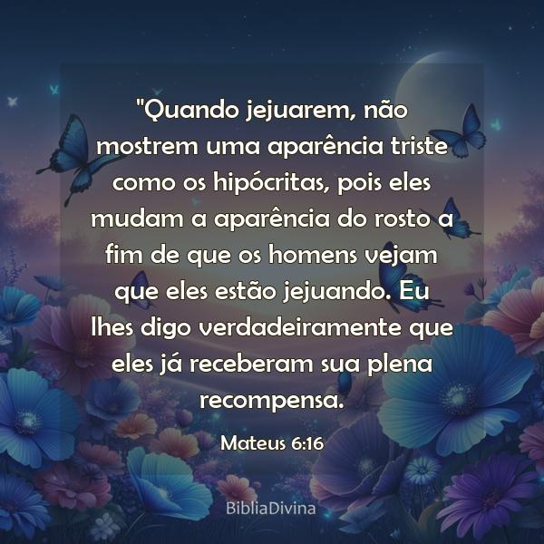 Mateus 6:16