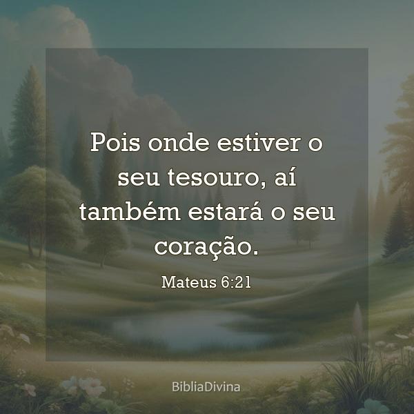 Mateus 6:21