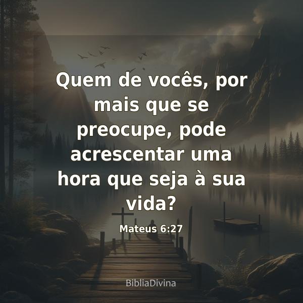 Mateus 6:27