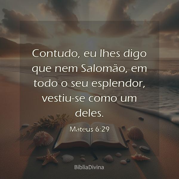 Mateus 6:29