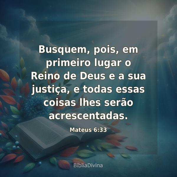 Mateus 6:33