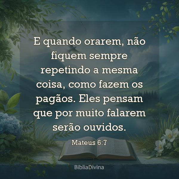 Mateus 6:7