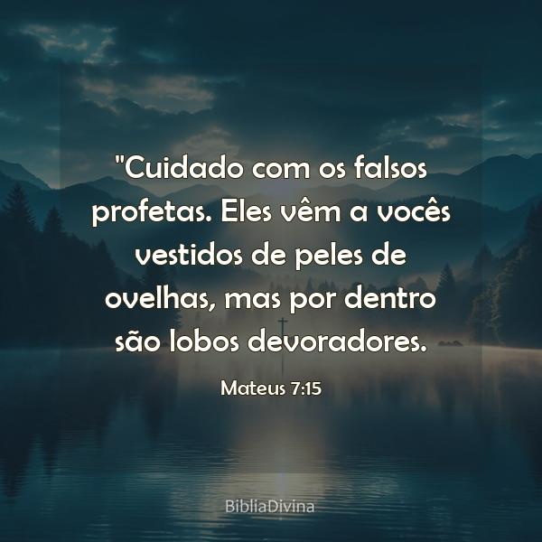 Mateus 7:15