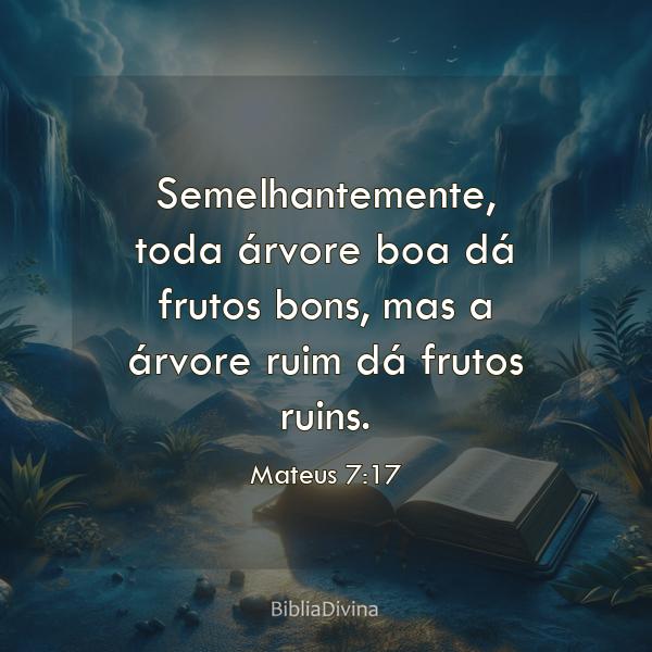 Mateus 7:17