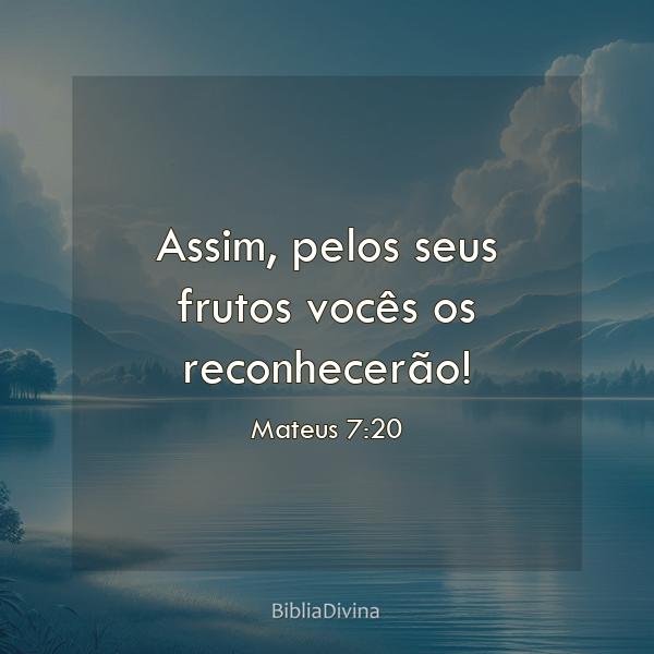 Mateus 7:20