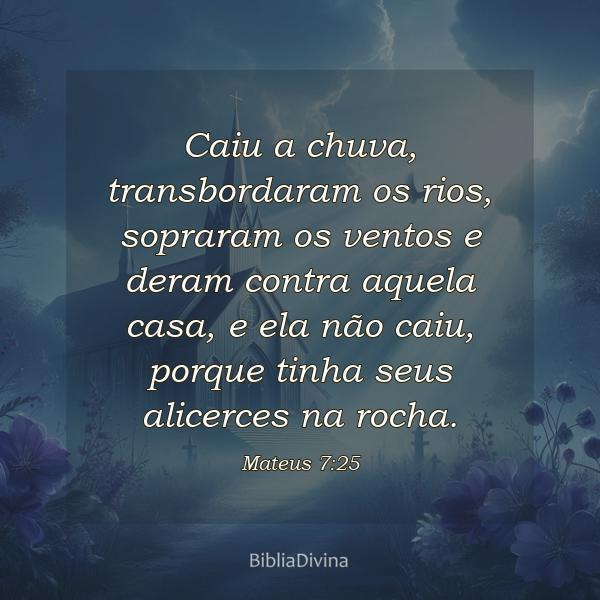 Mateus 7:25