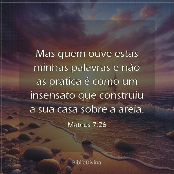 Mateus 7:26