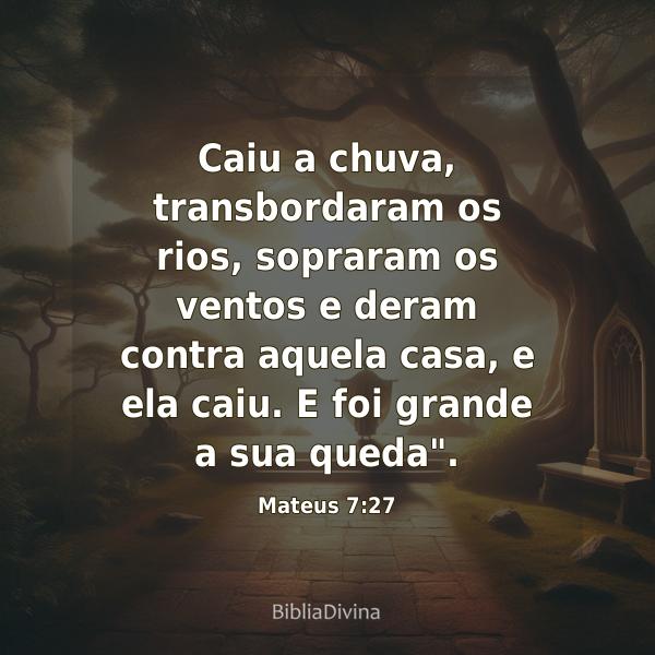 Mateus 7:27