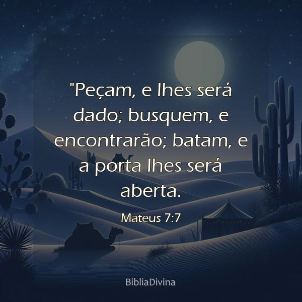 Mateus 7:7