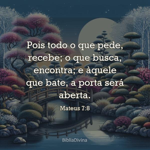 Mateus 7:8