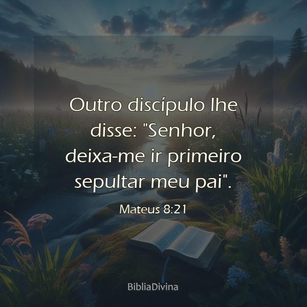 Mateus 8:21