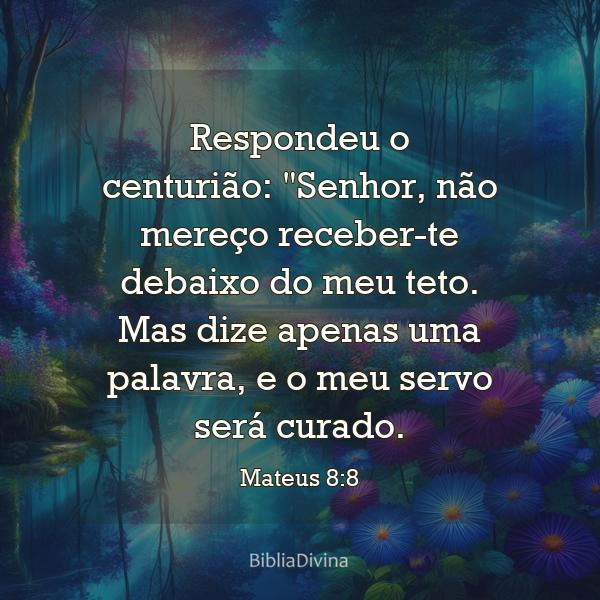 Mateus 8:8