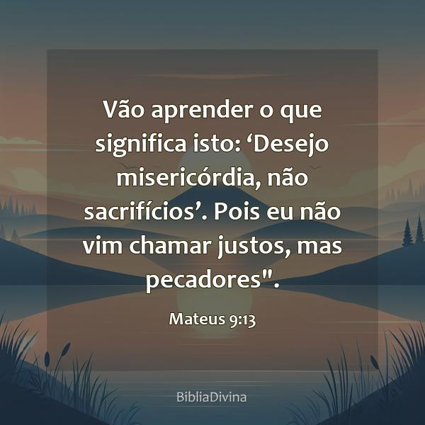 Mateus 9:13