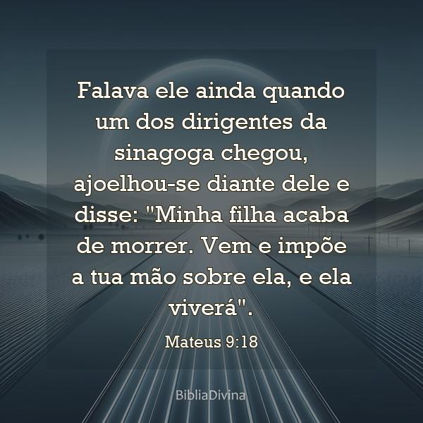 Mateus 9:18