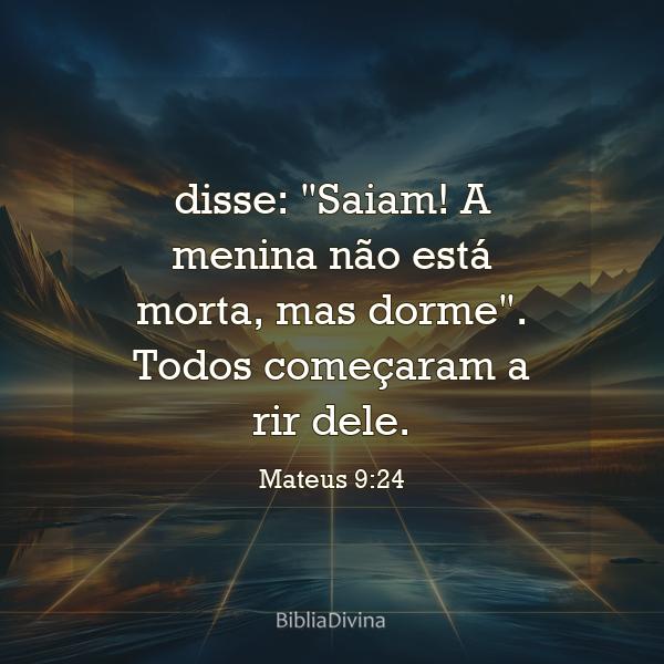 Mateus 9:24