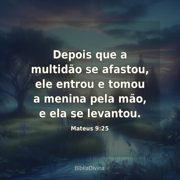 Mateus 9:25