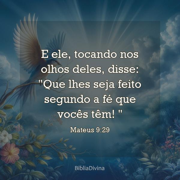 Mateus 9:29