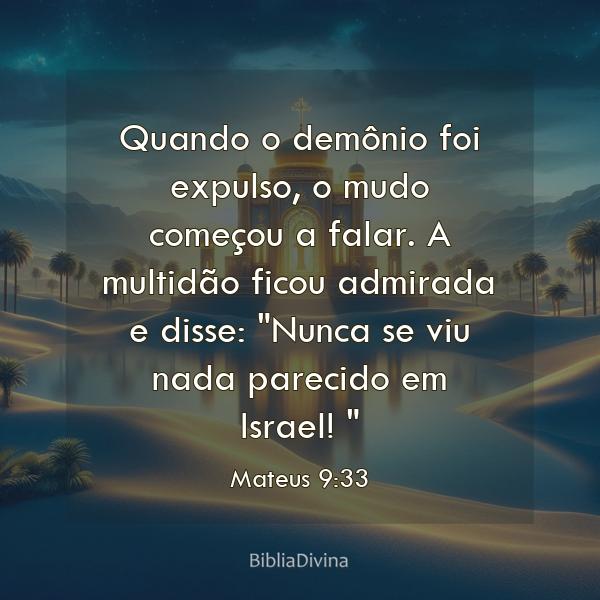 Mateus 9:33