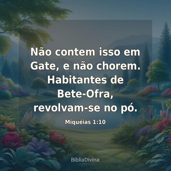 Miquéias 1:10