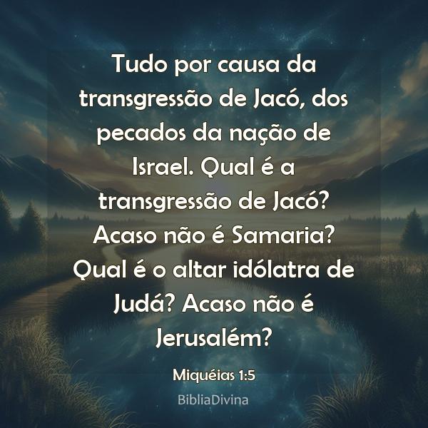 Miquéias 1:5