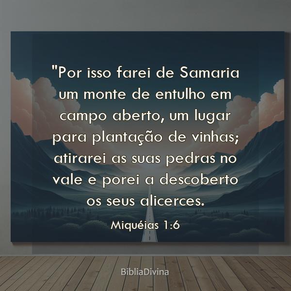 Miquéias 1:6