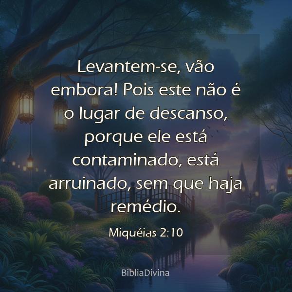 Miquéias 2:10