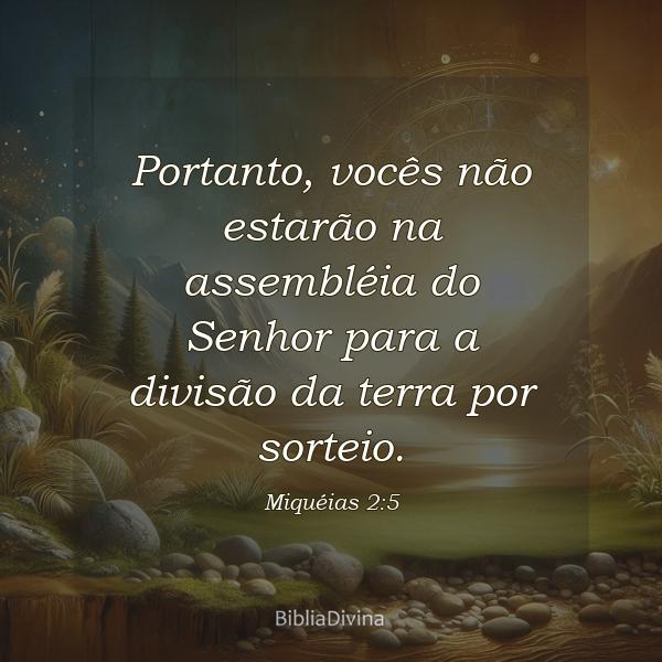 Miquéias 2:5