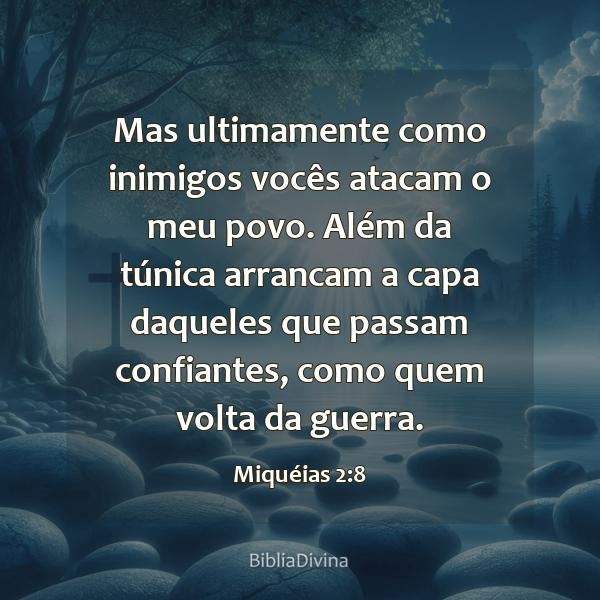 Miquéias 2:8